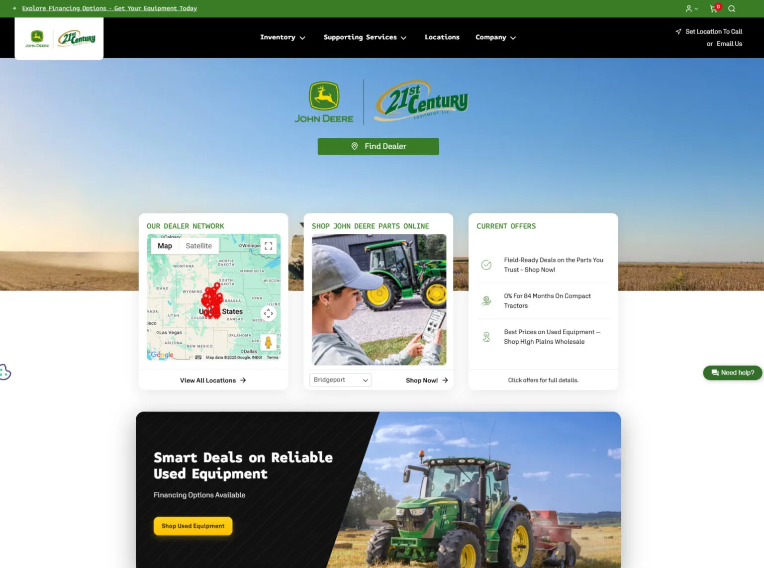 21st Century Landing Page