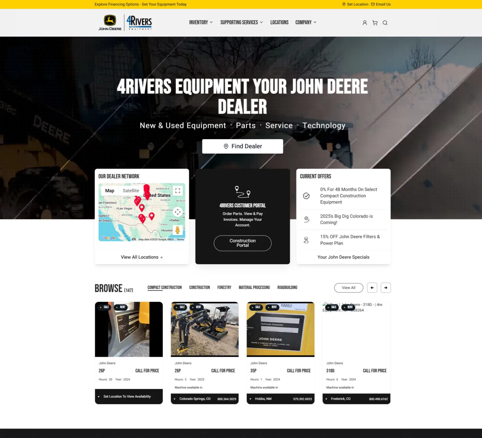 4Rivers Landing Page