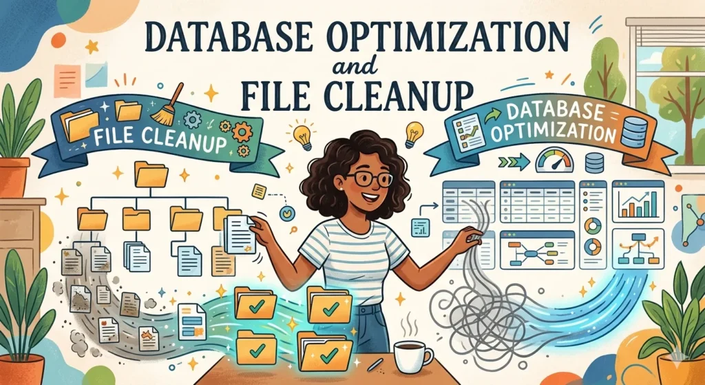 Database Optimization and File Cleanup