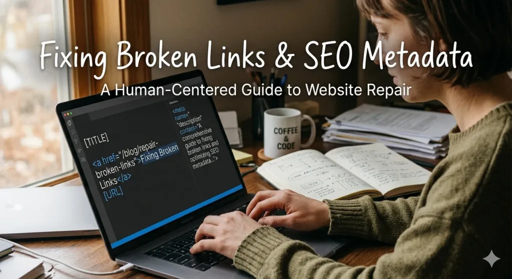 Fixing Broken Links and SEO Metadata