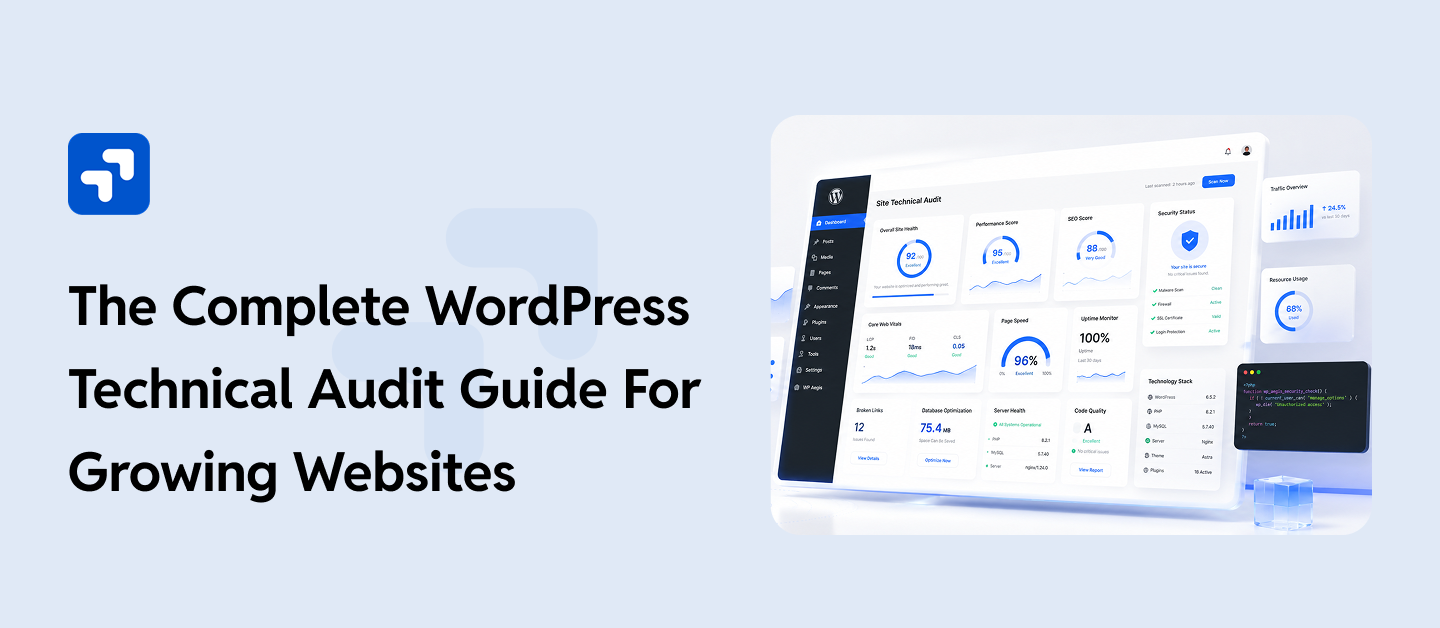 Feature image for the Complete WordPress Technical Audit Guide