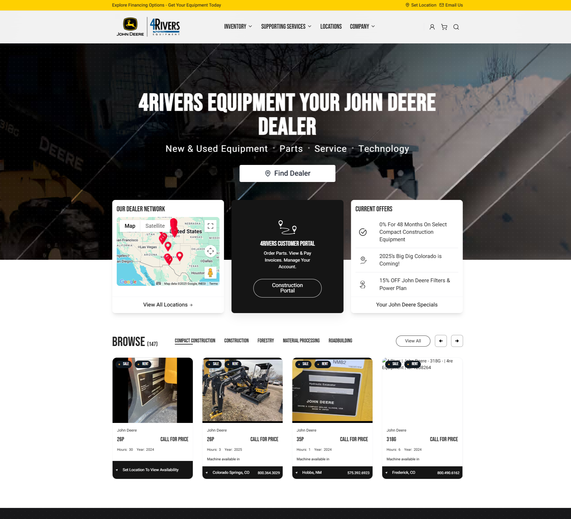 4Rivers Landing Page